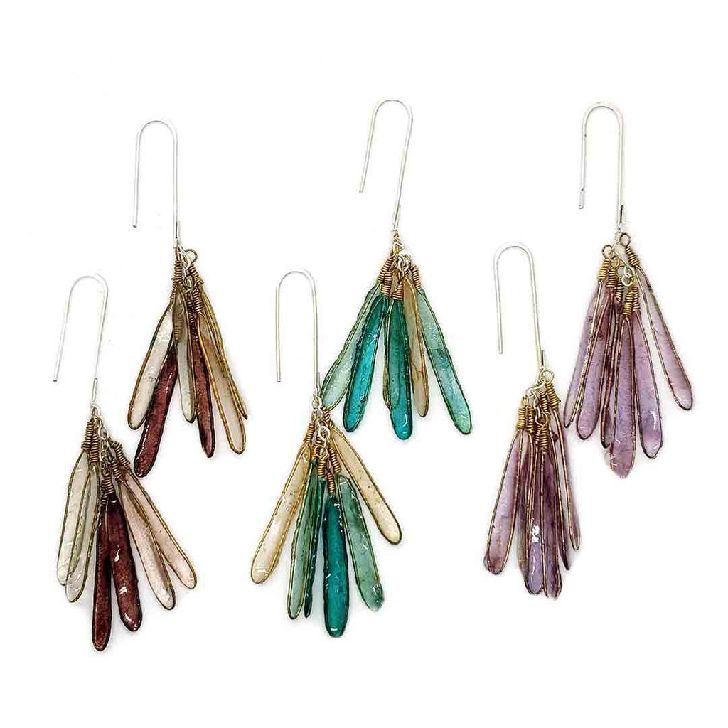 Earrings - Small Dragonfly (Assorted Colors) by Verso