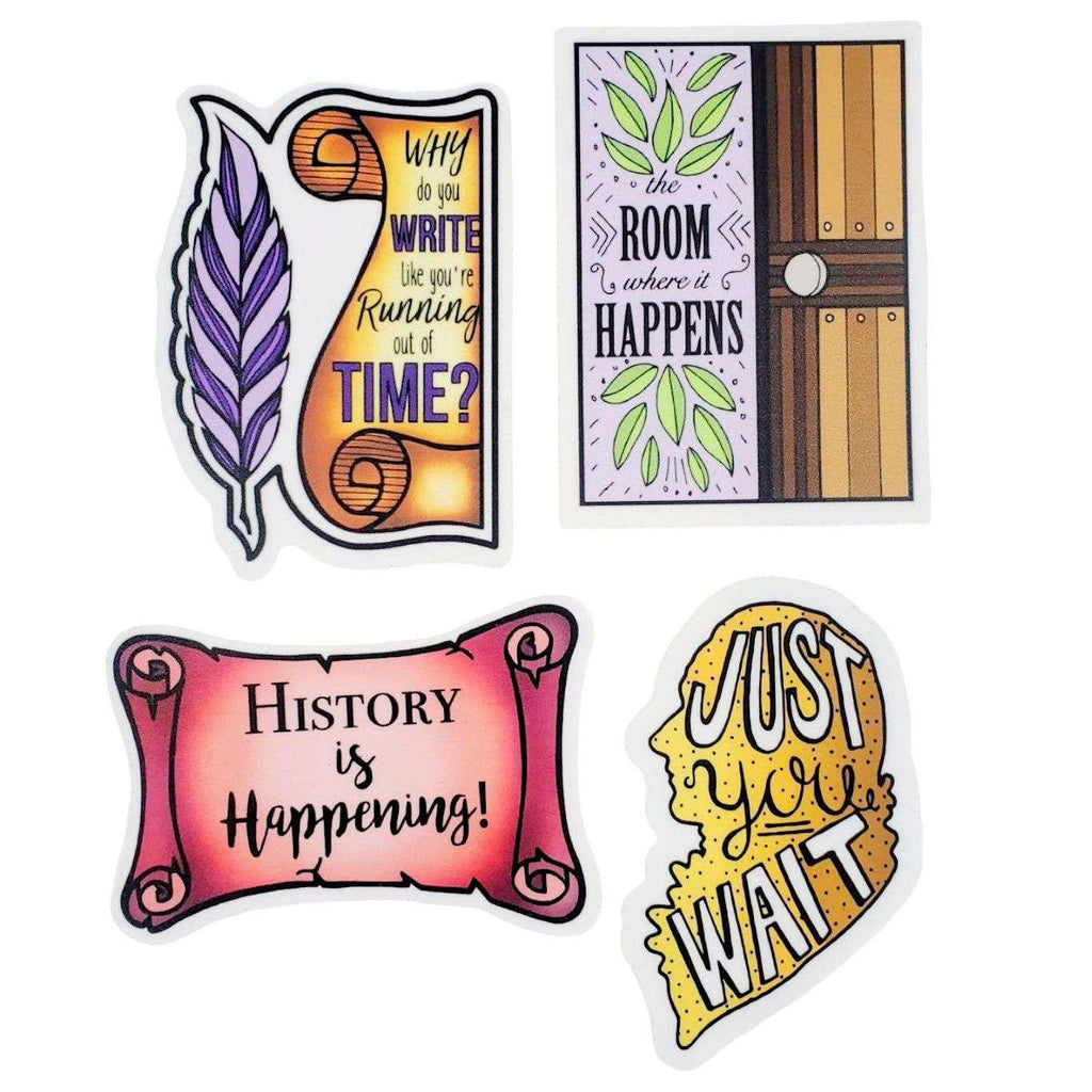 Sticker Pack - Set of 4 - Just You Wait by Coloring Broadway