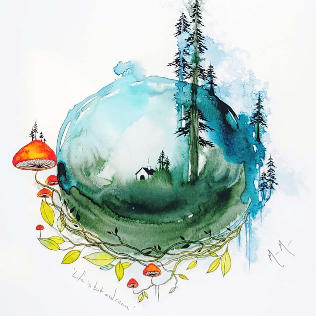 Art Print -  8.5 x11 Life Is But A Dream by Melissa Moss Art