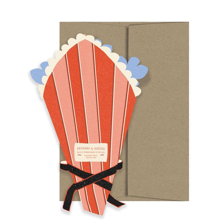 Card - All Occasion - Flower Bouquet Amour by Isatopia