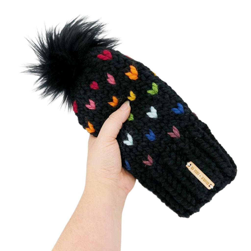 Adult Hat - The Rainbow Luna Beanie by Charlie & Luna Co.