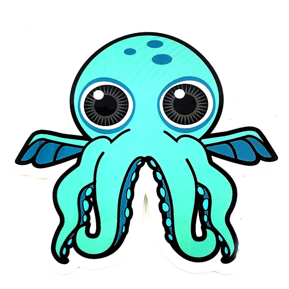 Sticker Vinyl - Cute Cthulhu by Tomato Tomato Creative