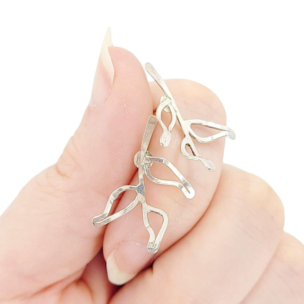 Earrings - Sprig Posts (Sterling Silver) by Verso