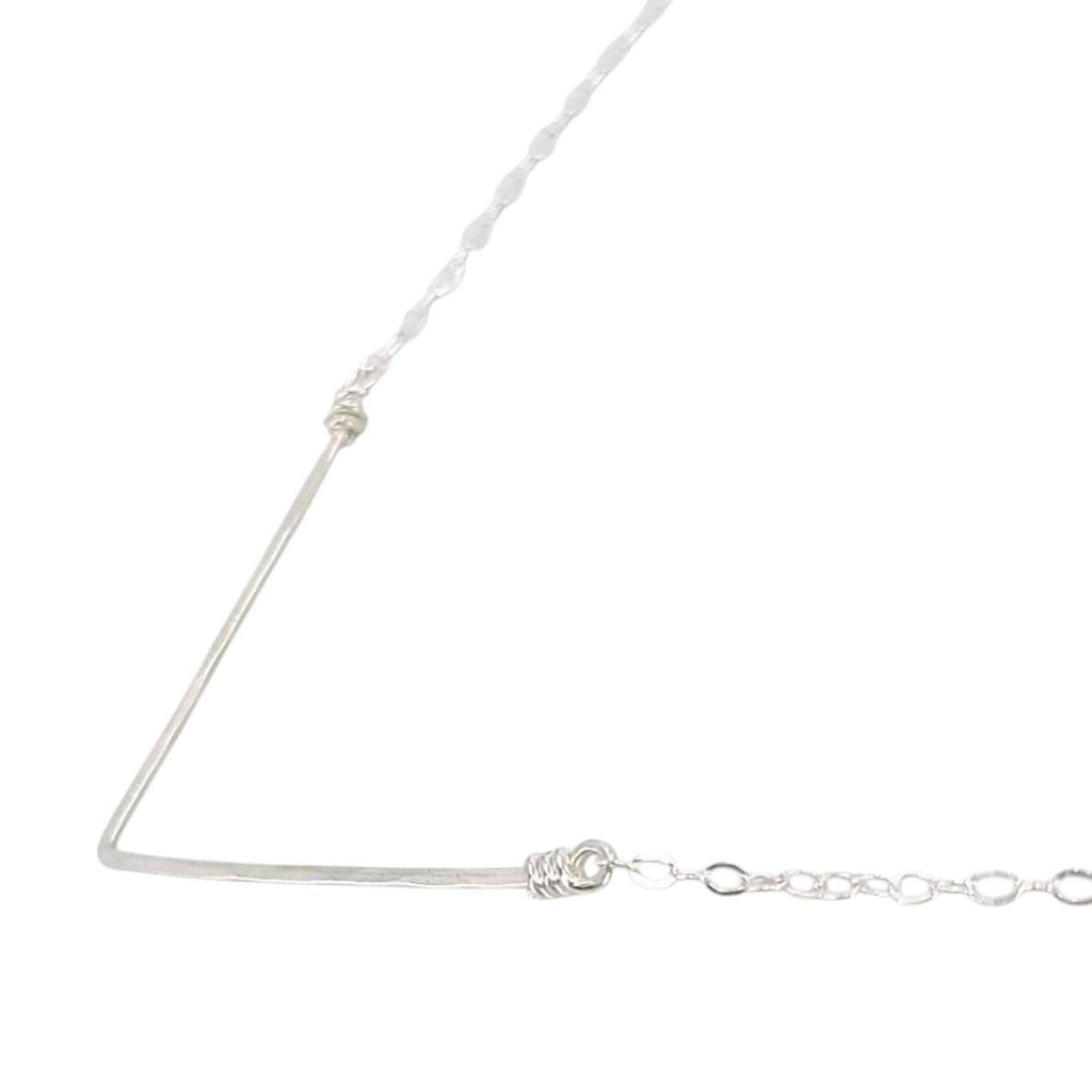 Necklace - Chevron (Sterling Silver) by Foamy Wader