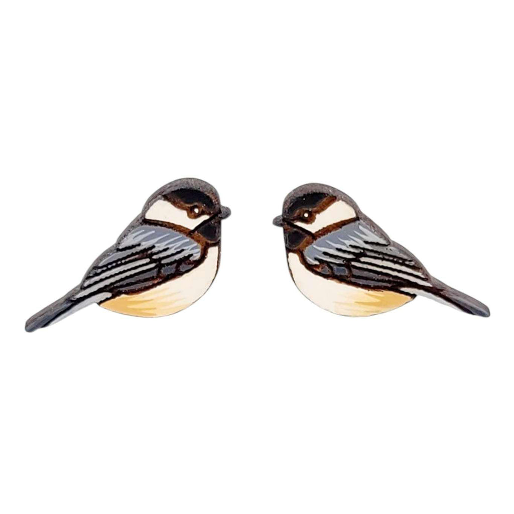 Earrings - Chickadee (Studs) by Fresh Cuttery