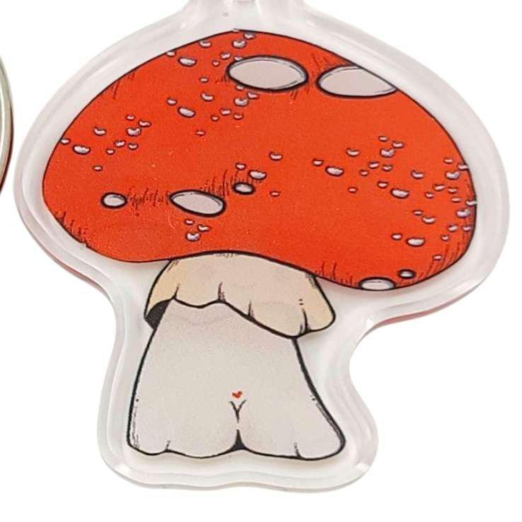 Keychain - Little Red Mushroom by World of Whimm