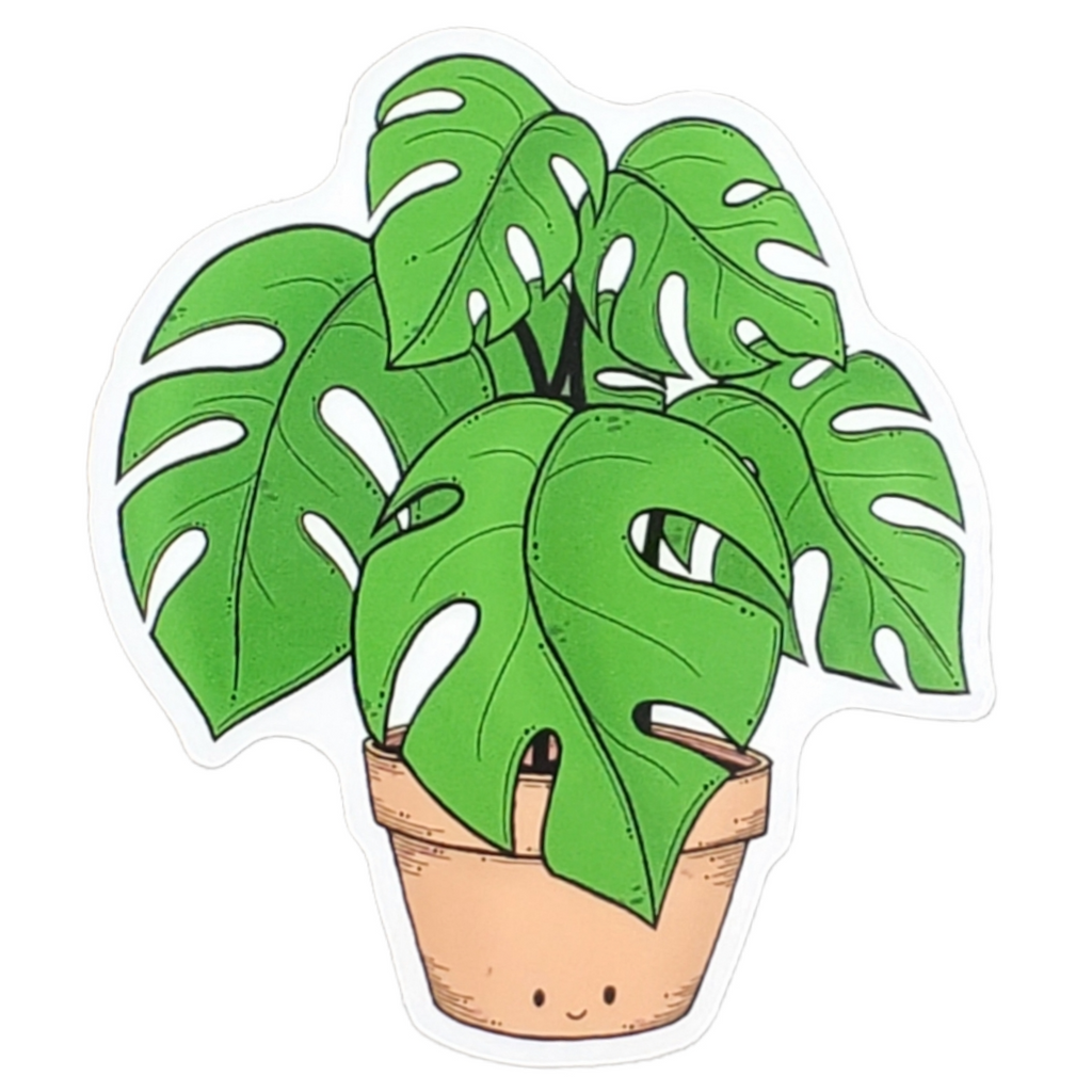 Sticker - Monstera Plant by World of Whimm