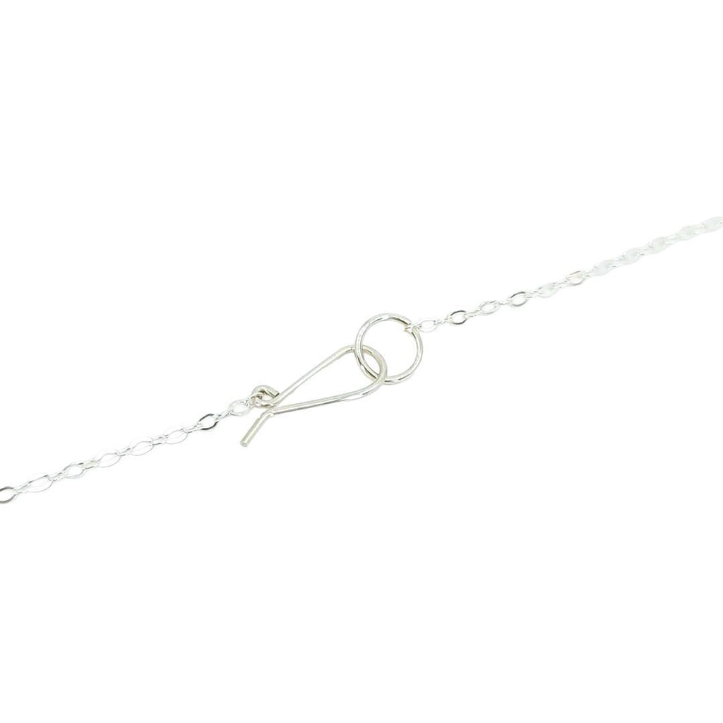 Necklace - Glitter Moons Crescent Painted by Fernworks