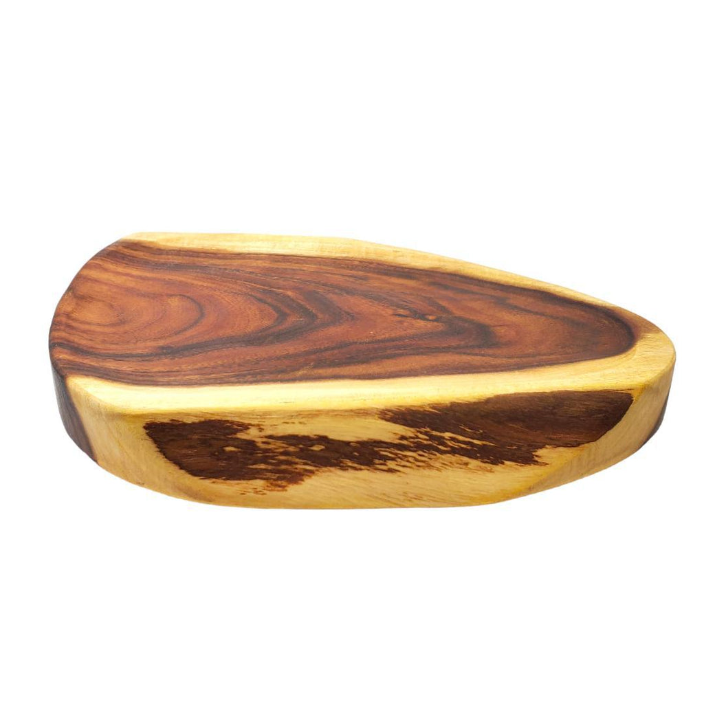 Wood Plate - Black Acadia-Arizona Wood (with feet) by Wag & Wood