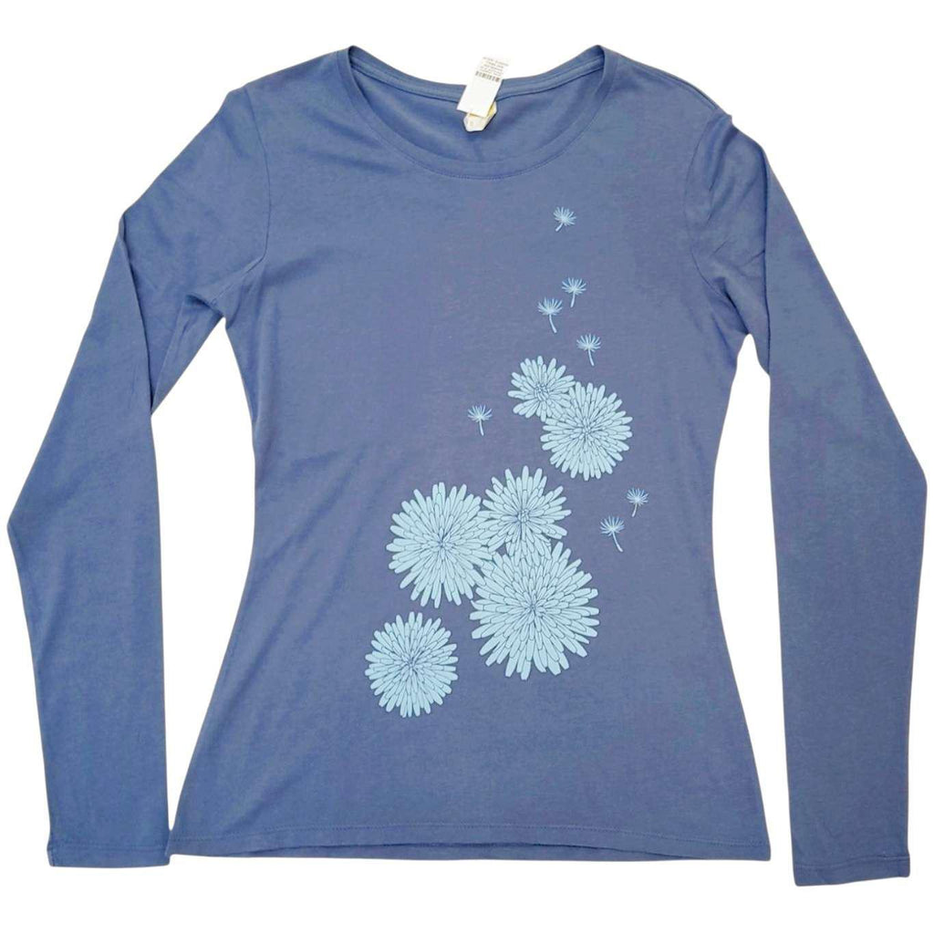 Long Sleeve - Dandelion Blue  (S - XL) by Uzura
