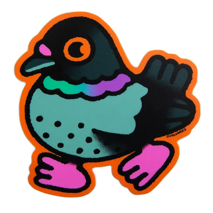Sticker - Pigeon by Curlworks