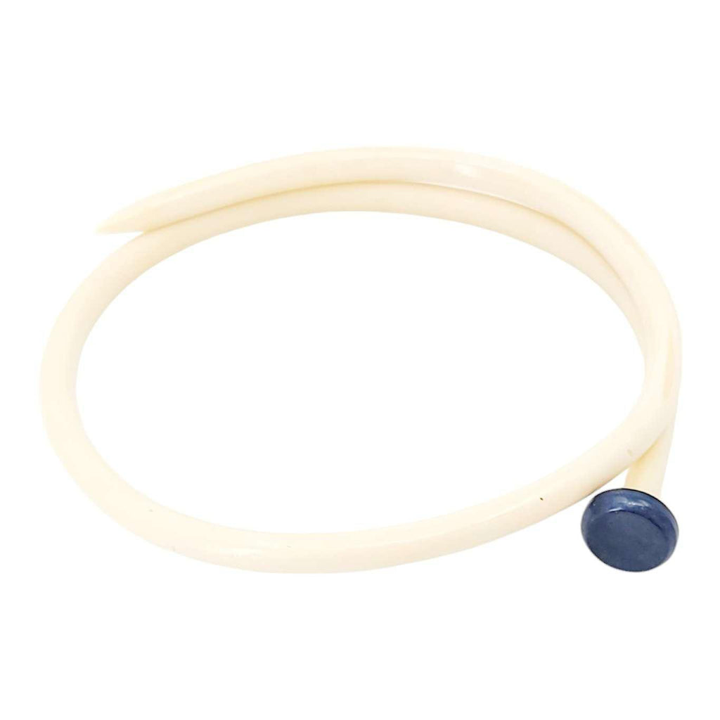 Bracelet - Vintage Knitting Needle (Cream) by Crafty Earth Monkey