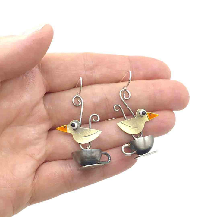 Earrings - Tea for Two by Chickenscratch