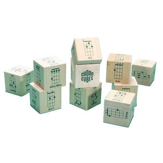 Blocks - Ukulele Chord Cubes (Set of 10) by Uncle Goose