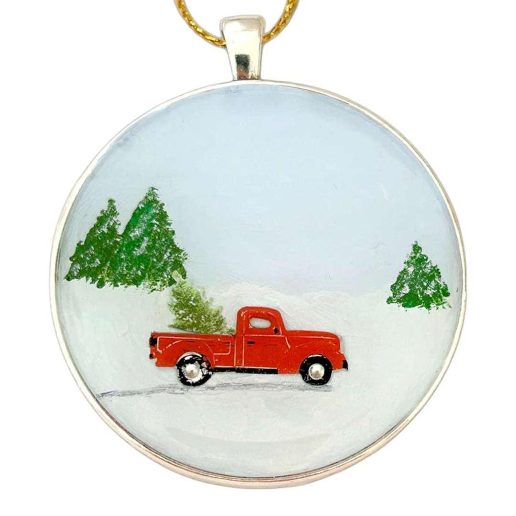 Ornament - Round Resin Collage (Assorted) by XV Studios