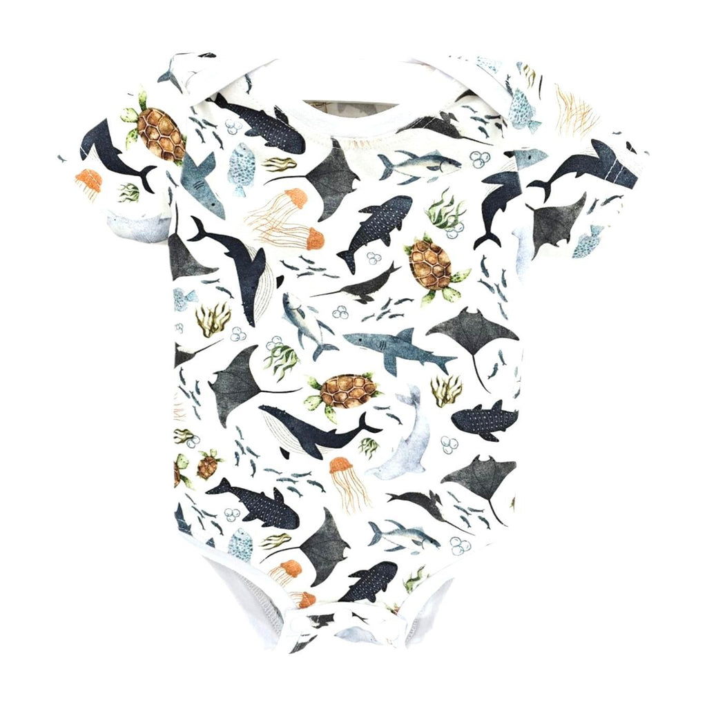 Bodysuit - Ocean Creatures by Small Blessings Design