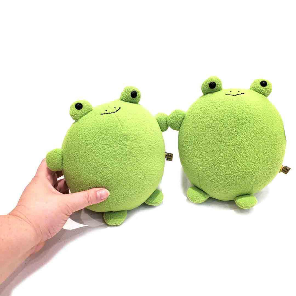 Stuffed Animal - Chubby Frog in Lime Green by Beautifully Regular