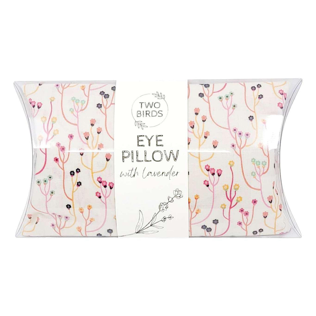 Eye Pillow - Upward Floral (Lavender or Scent Free) by Two Birds Eco Shop