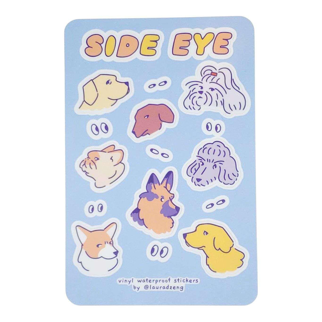 Sticker Sheet - Judgmental Dogs by Laura Zeng