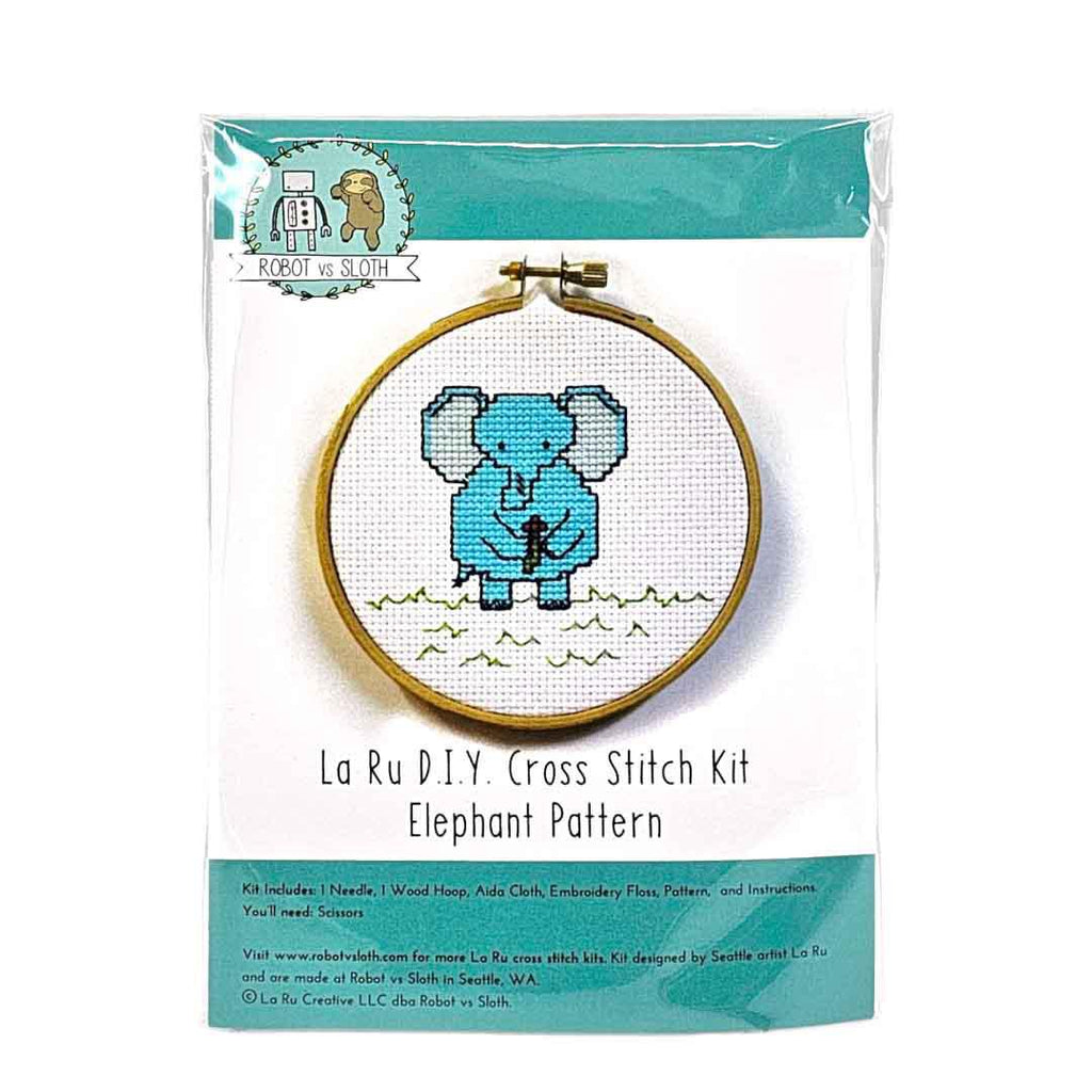 Cross Stitch Kit - Elephant by LaRu