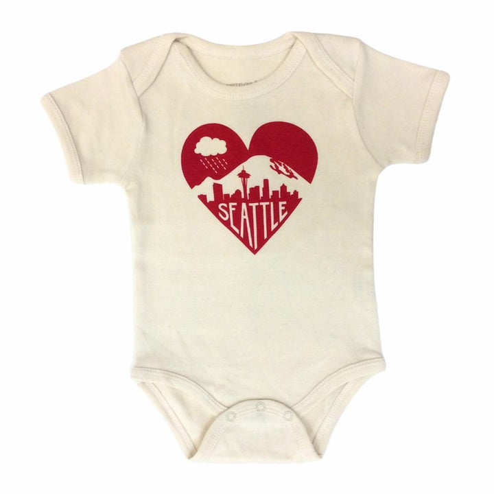 Romper - Seattle Love (Heart) by Orange Twist