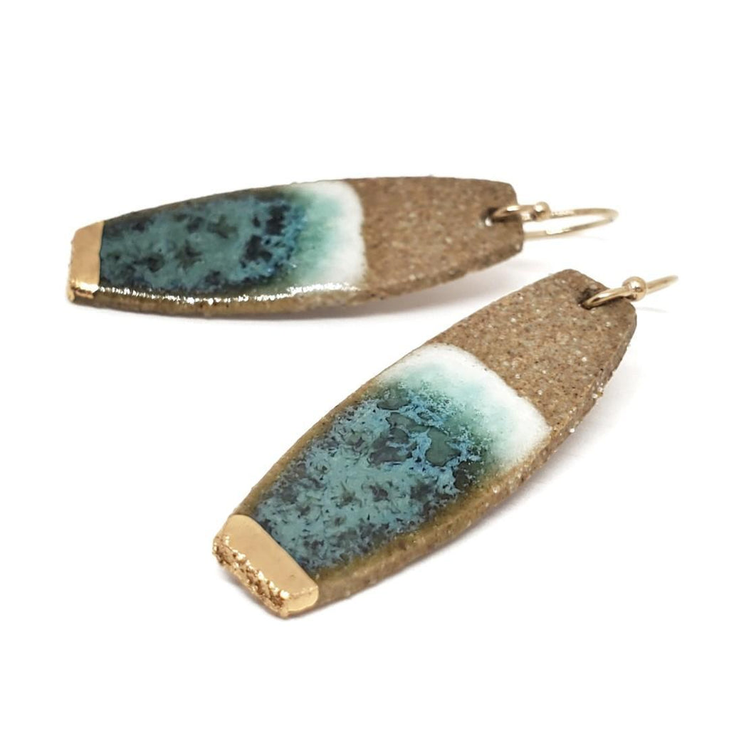 Earrings - Drops - Kailua Board (Last Ones!) by Almeda Jewelry