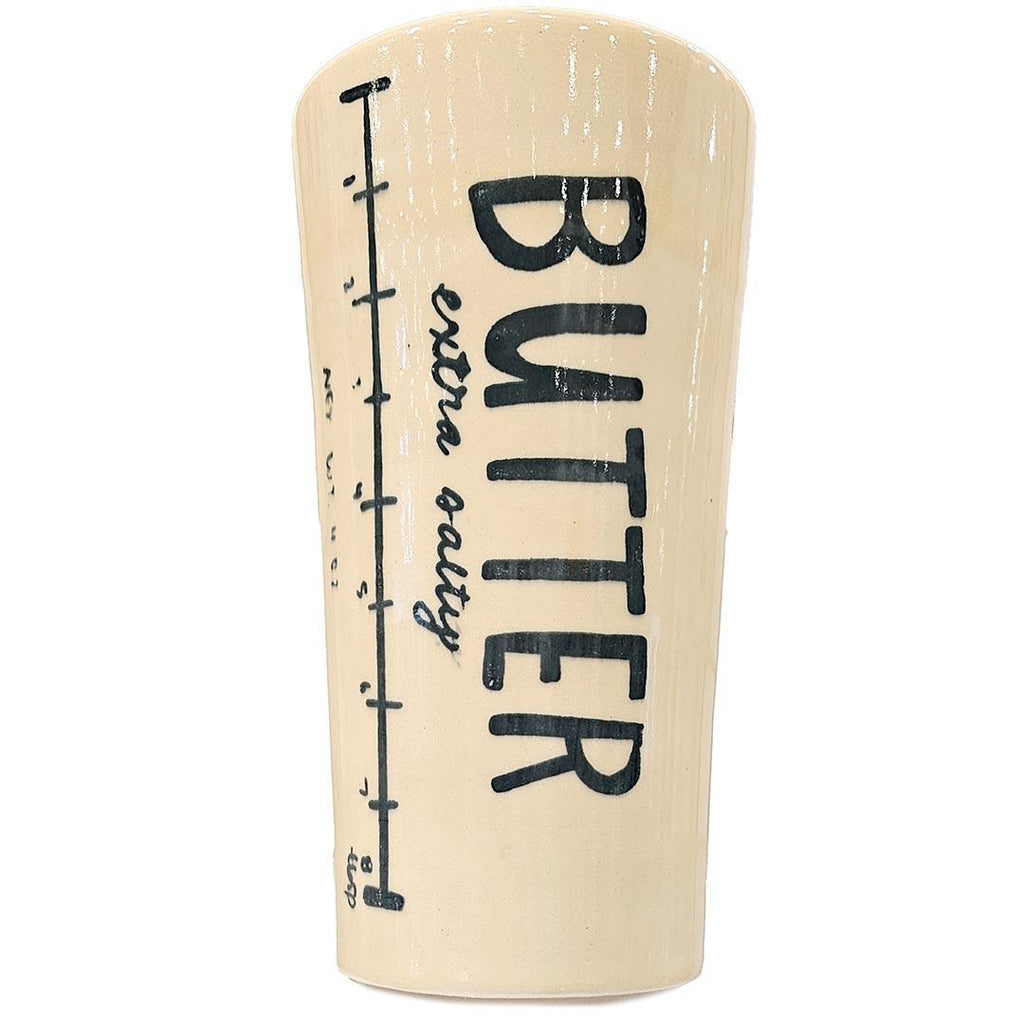 Cup - 16oz - Extra Salty Butter Tumbler Vase by City in Bloom Ceramics