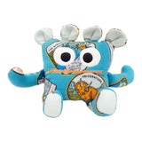 Plush - 14in - Large Chomper Buddy (Teal Dinosaurs Mint) by Peek A Boo Plush, image 1 of 7