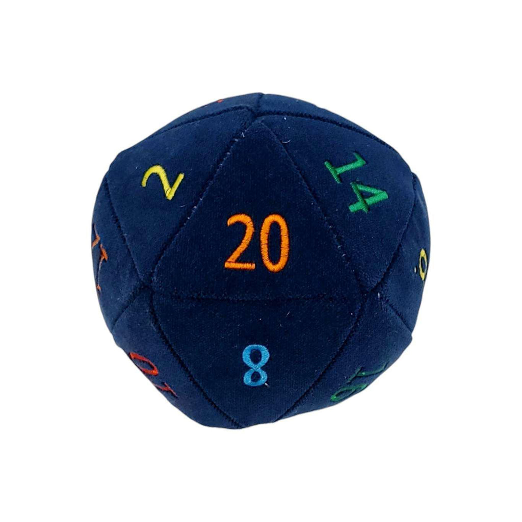 Plush - Small D20 in Assorted Blues and Purples by Saving Throw Pillows