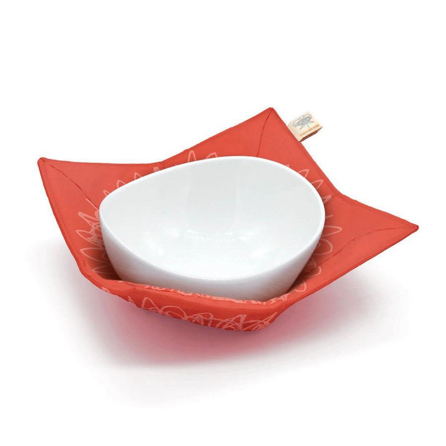 Bowl Holder- Blossom Paprika (Red) Microwave Bowl Holder by Shawn Sargent Designs, image 2 of 2