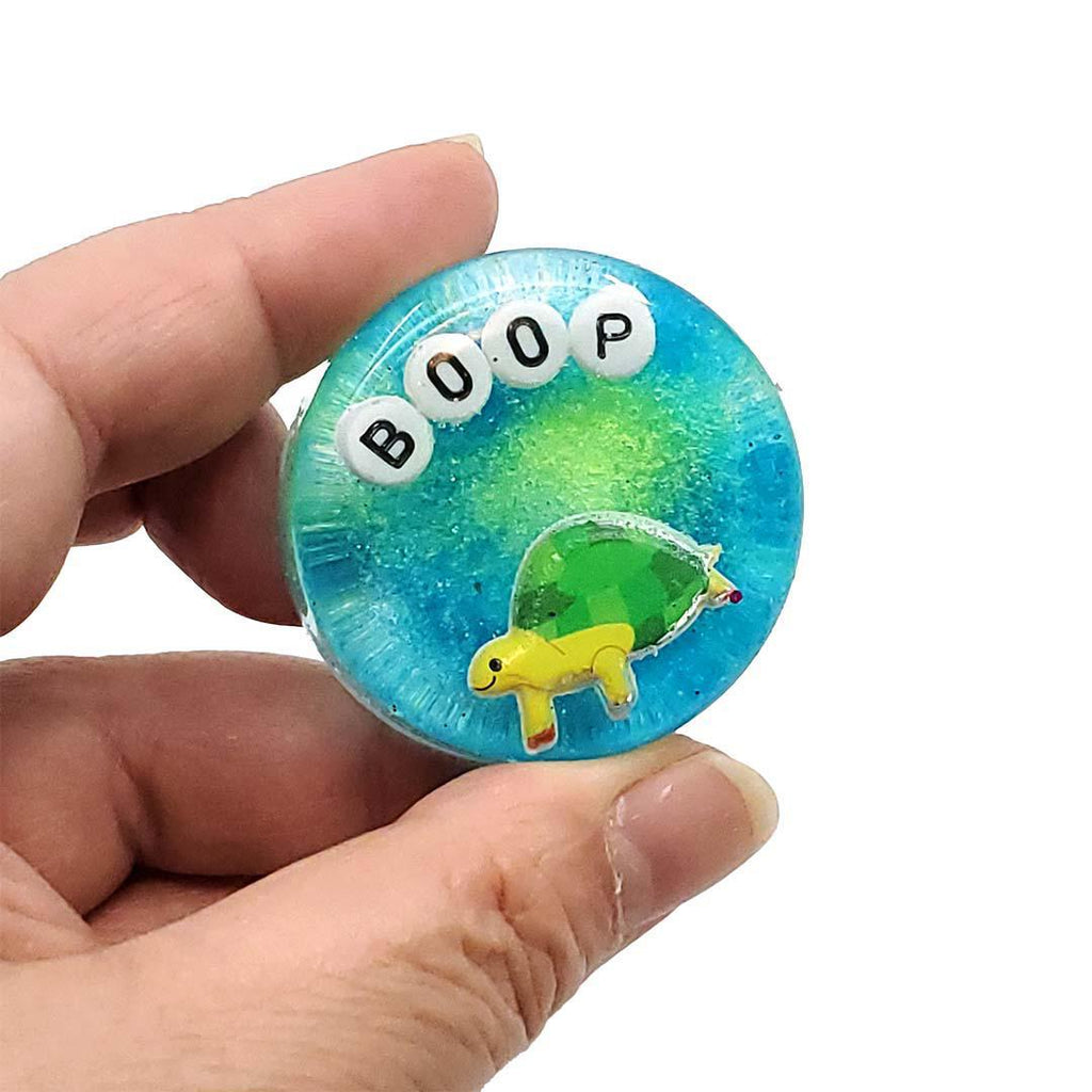 Shower Art - Mini - Boop - Turtle (Aqua Green) by Ugly Baby