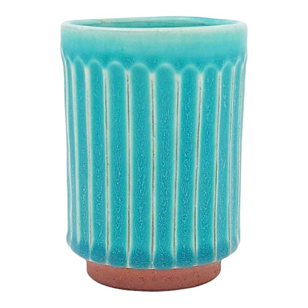 Cup - Large Tanba-Yaki Turquoise by Asemi Co.