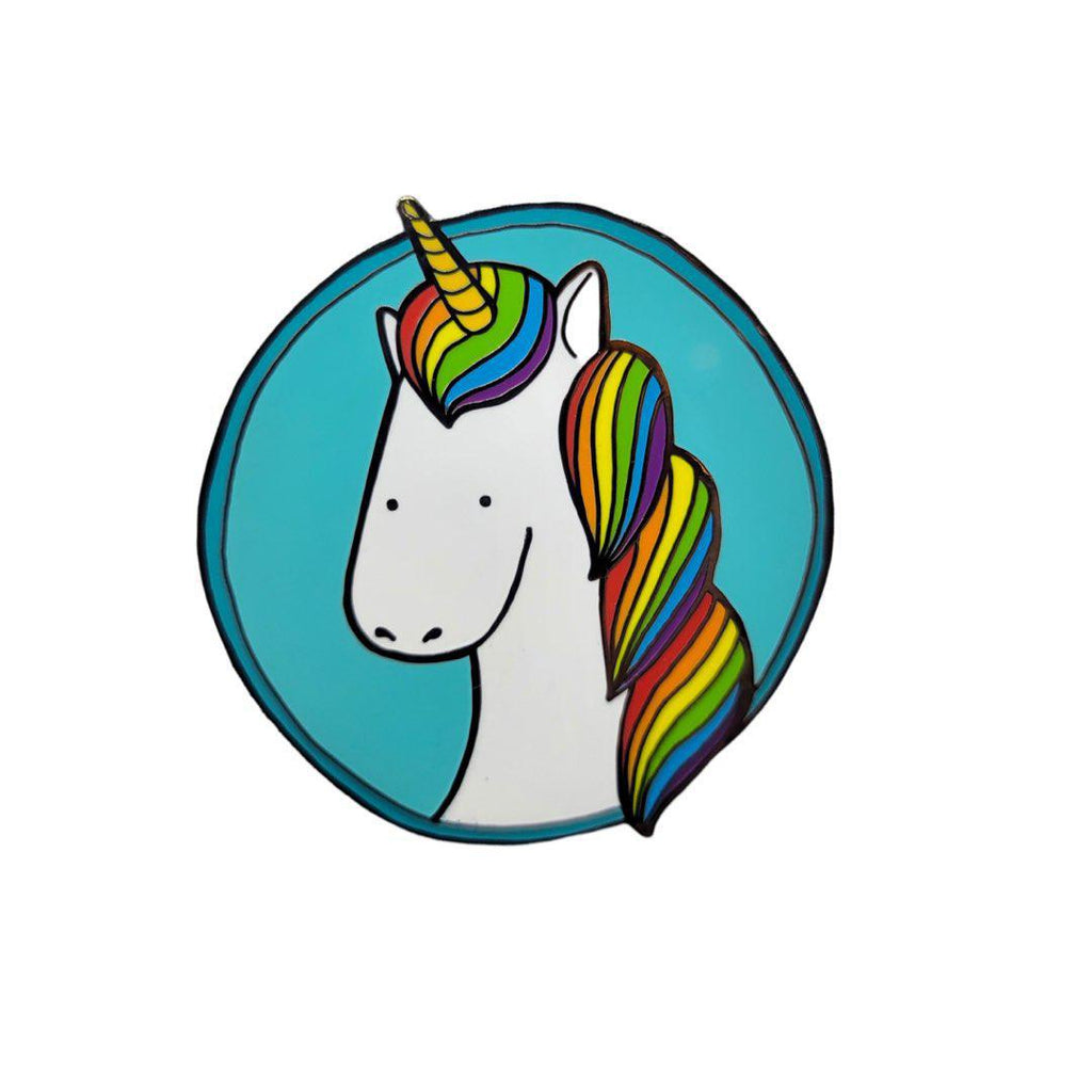 Enamel Pin - Rainbow Unicorn by LaRu