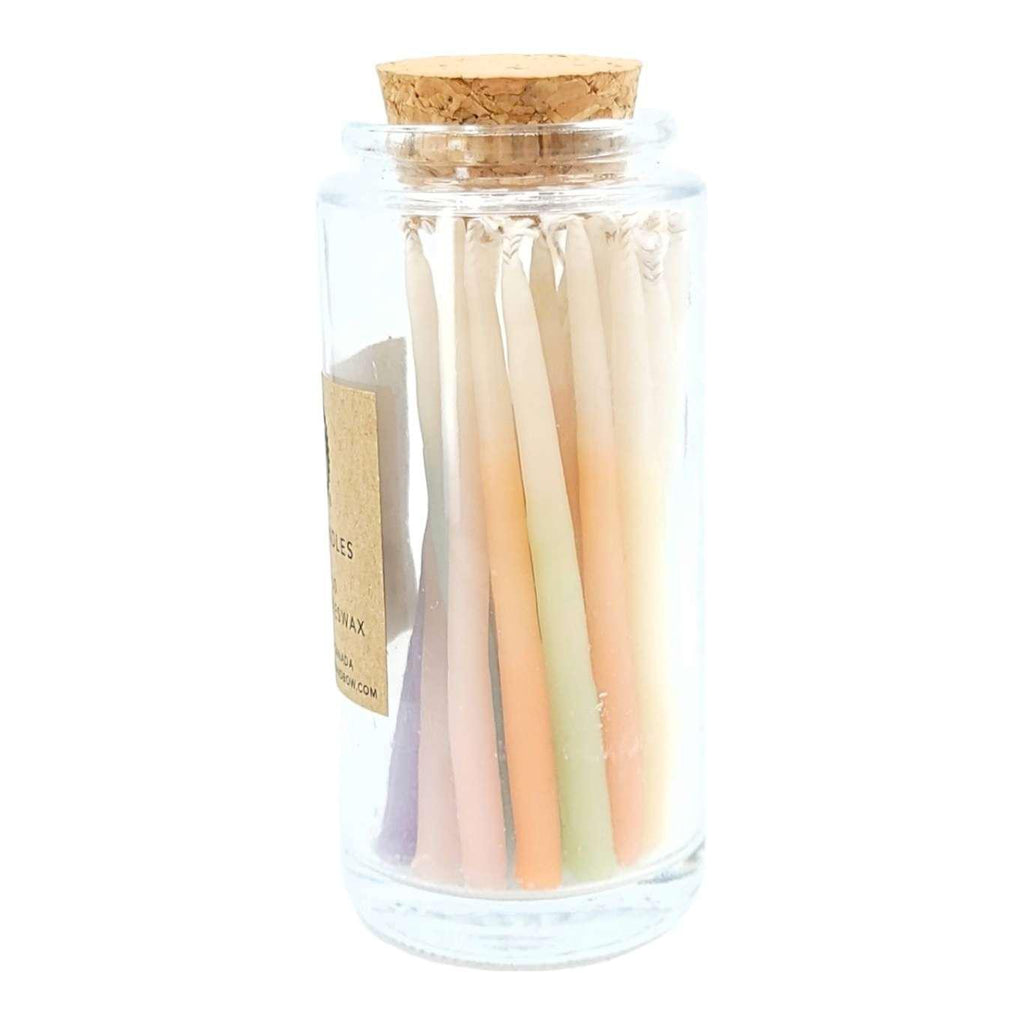 Candles - Beeswax Birthday Candles (Ombre Pastels) by Knot & Bow