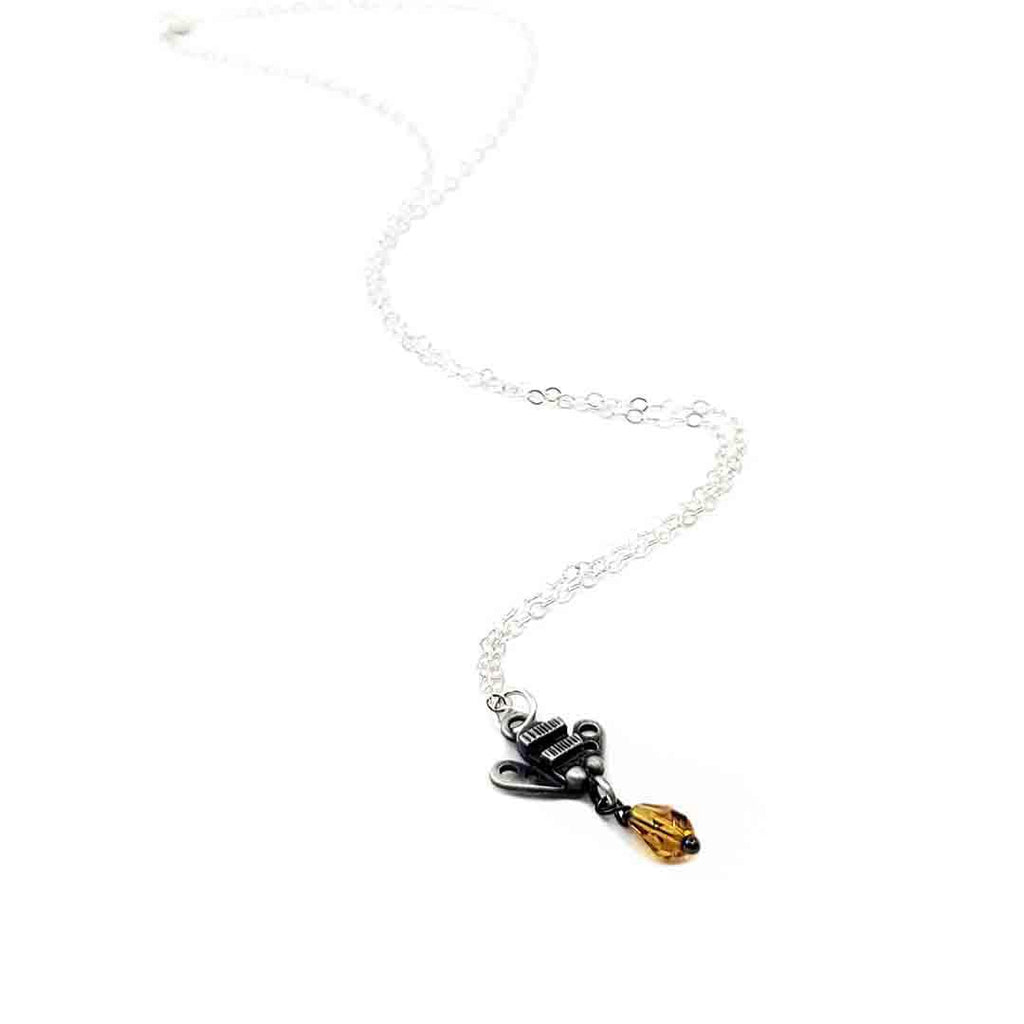 Necklace - Honey Bee (Sterling Silver) by Chickenscratch