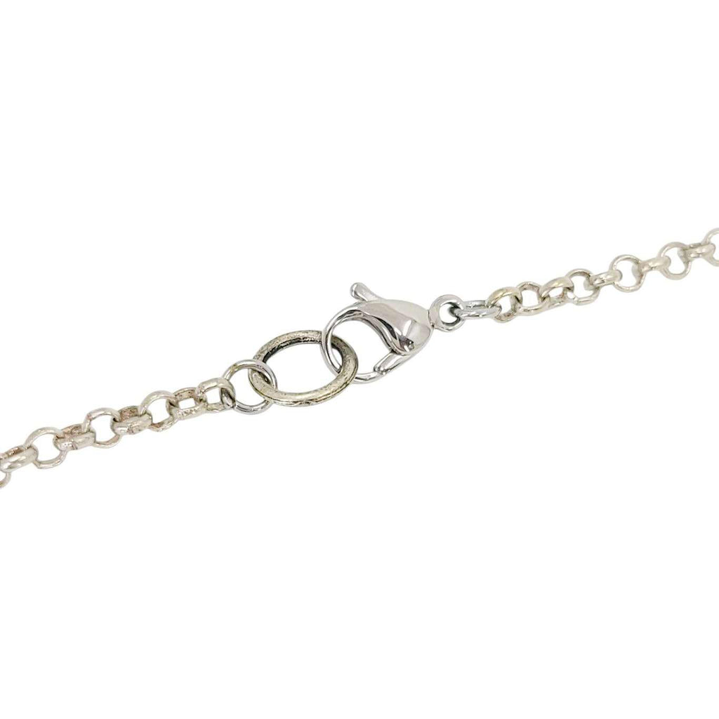 Necklace - Sunrise Circle (Variegated Blue Telecom Wire) by XV Studios