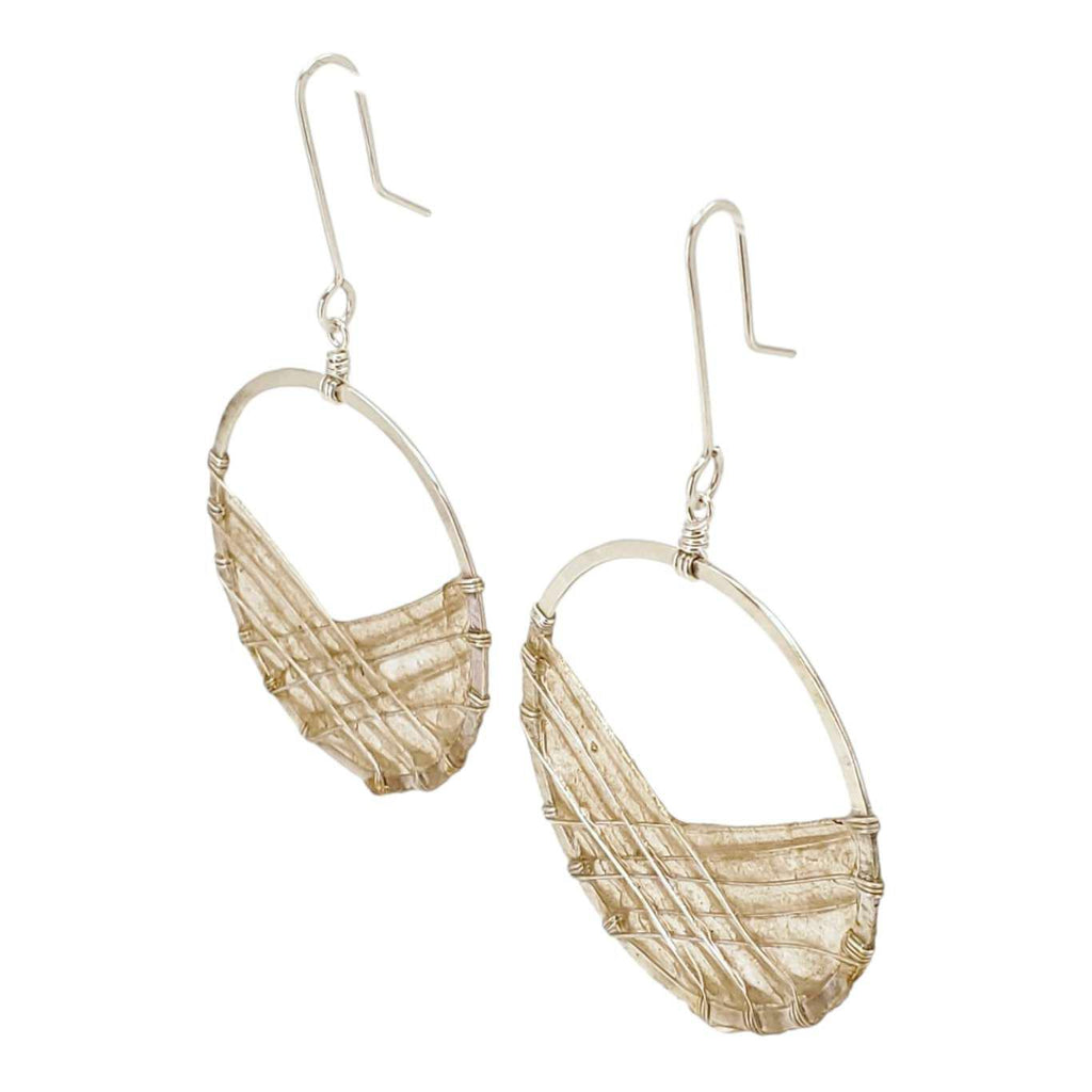 Earrings - Silver Bird's Nest (Assorted Colors) by Verso