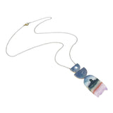 Necklace - Starry Home Crystal (Gunmetal) by Fernworks, image 4 of 7