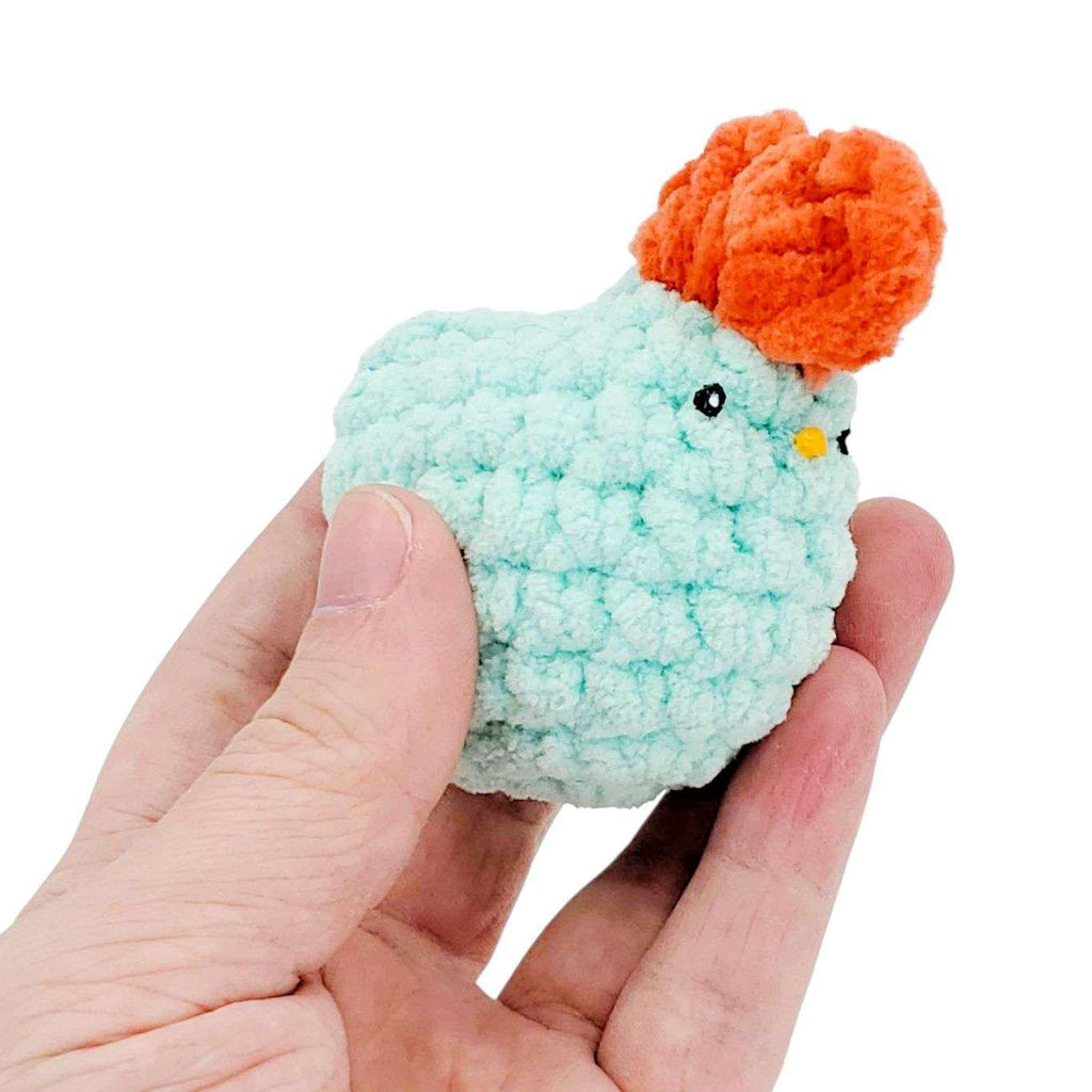 Plush Toy - Pocket Chicken (Aqua - Assorted) by Moyo Workshop