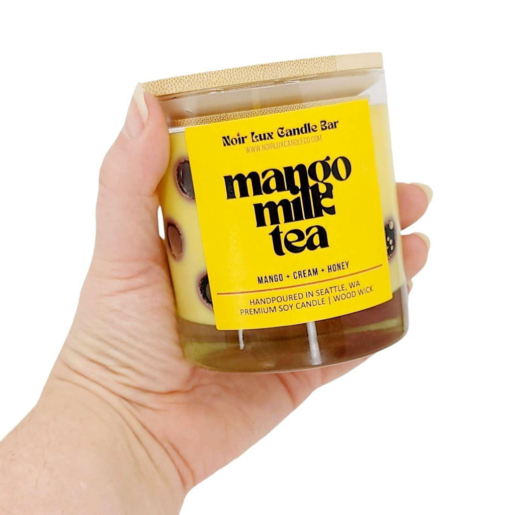 Candle - Mango Milk Tea Boba by Noir Lux Candle Co.