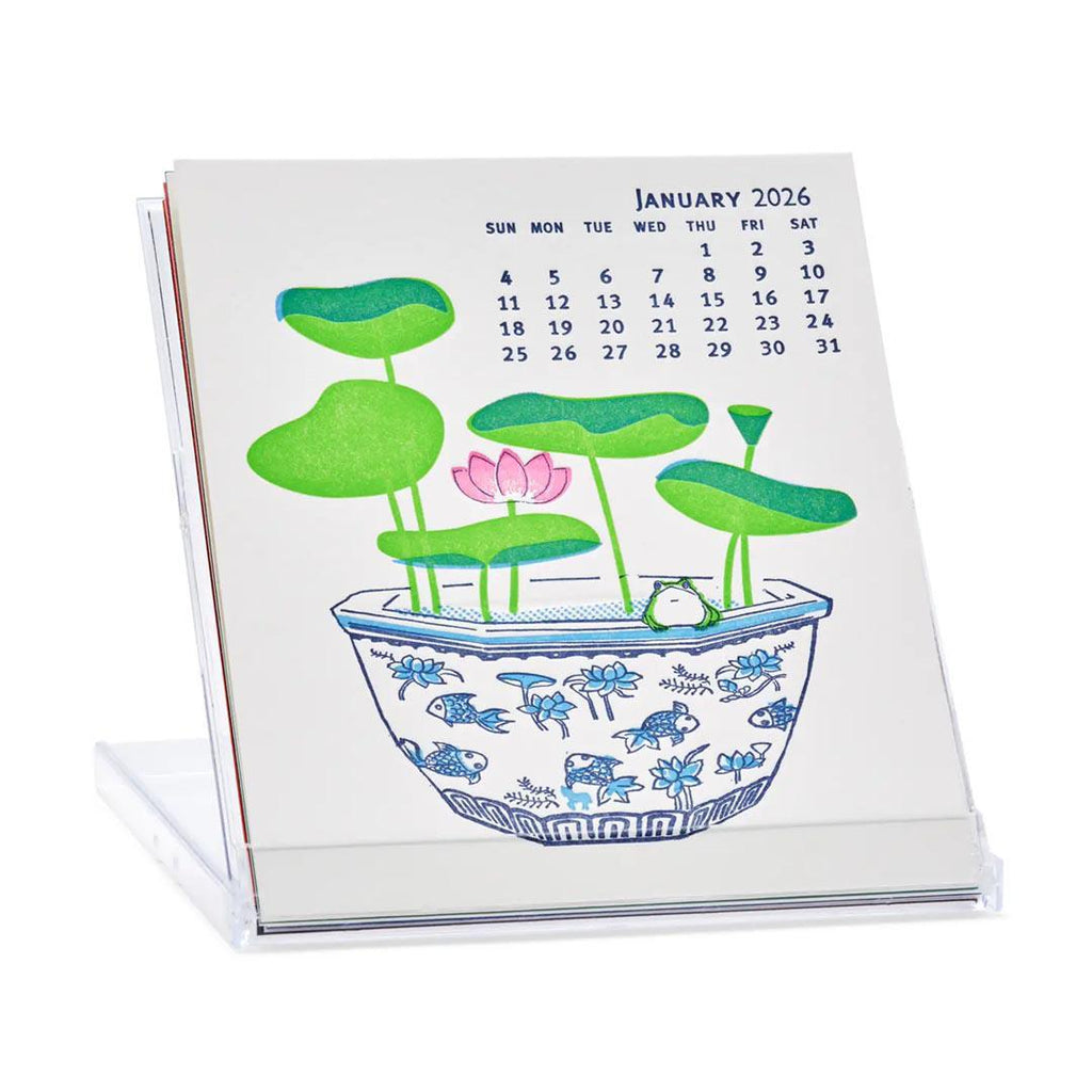 Calendar - 2026 Year of the Horse Desk Calendar by Ilee Papergoods