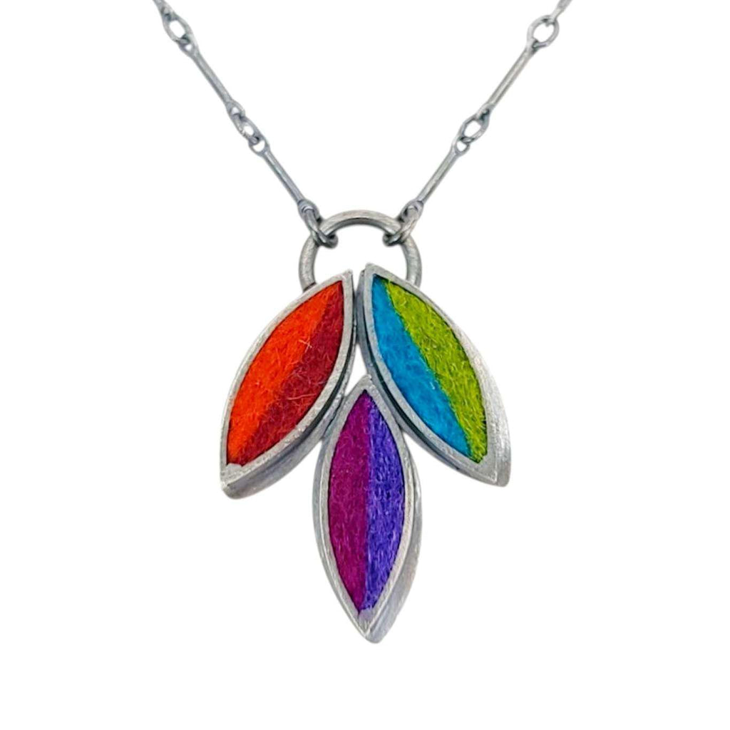 Necklace - Lotus Flower (Multicolor) by Michele A. Friedman