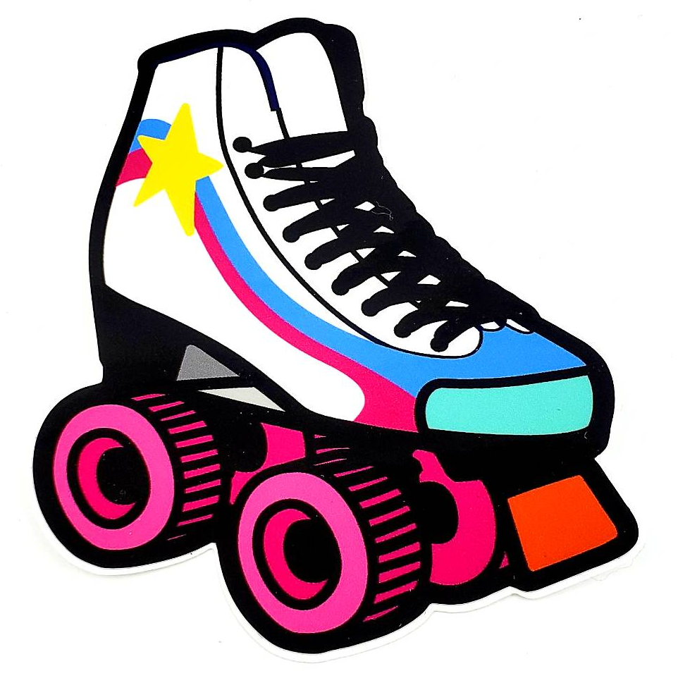 Sticker Vinyl -  Rollerskate by Tomato Tomato Creative