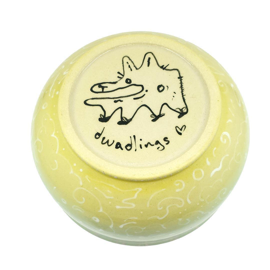 Bowl - 6 inch - Cloud Bowl (Green Gradient) by Dwadlings