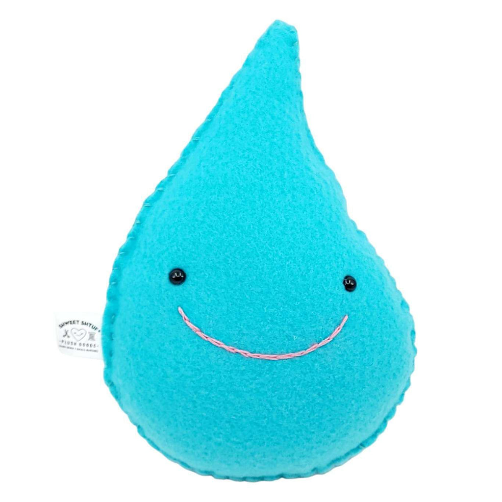 Plush - Light Blue Rain Drop by Shweet Shtuf
