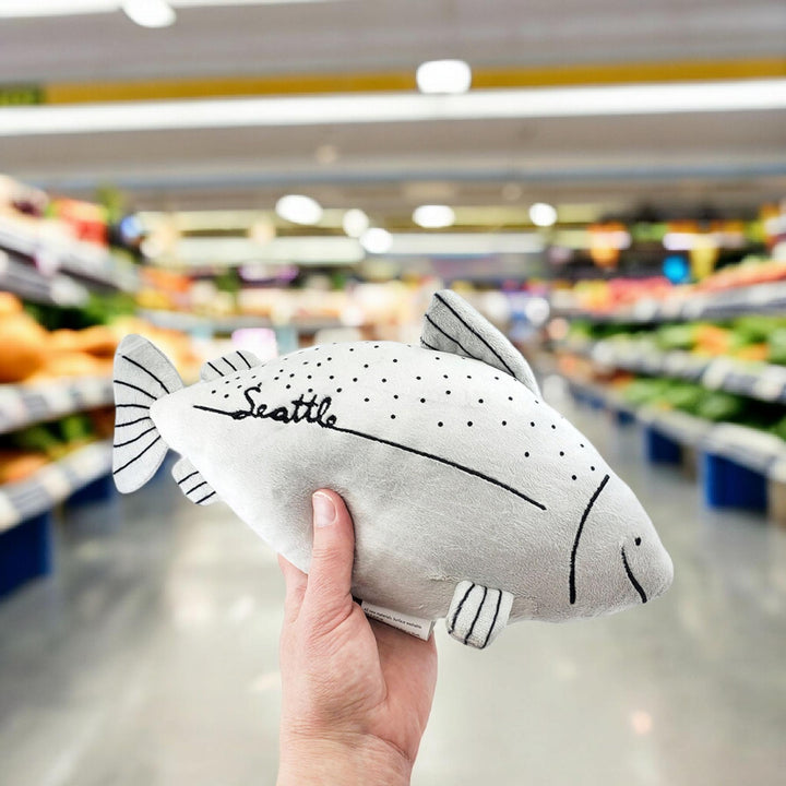 Plushie - Seattle Salmon Stuffed Animal Toy by LaRu