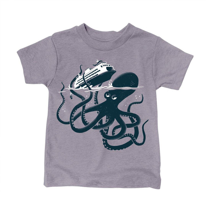 Kids Tee - Kraken Ferry Tee (2T - L) by Factory 43