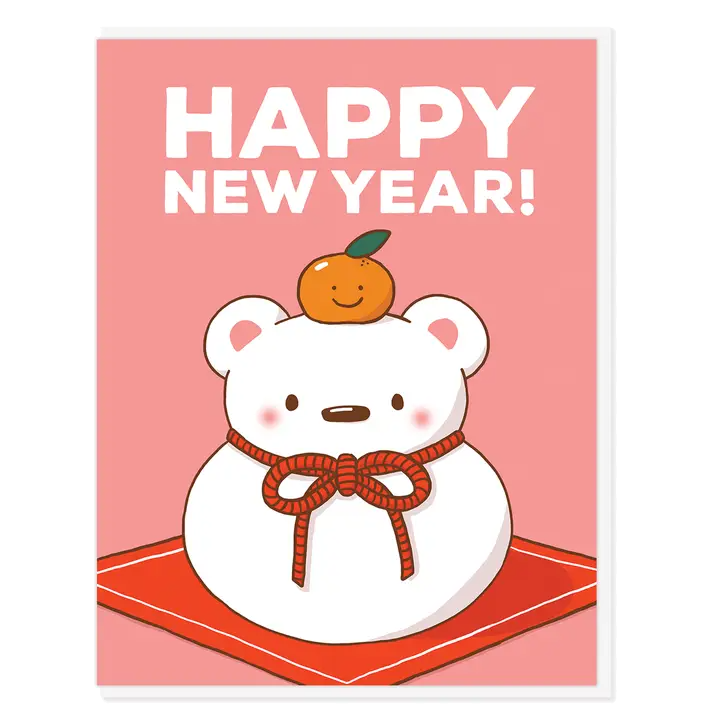 Card - New Year - Kagami Mochi by Semi Sweet Press
