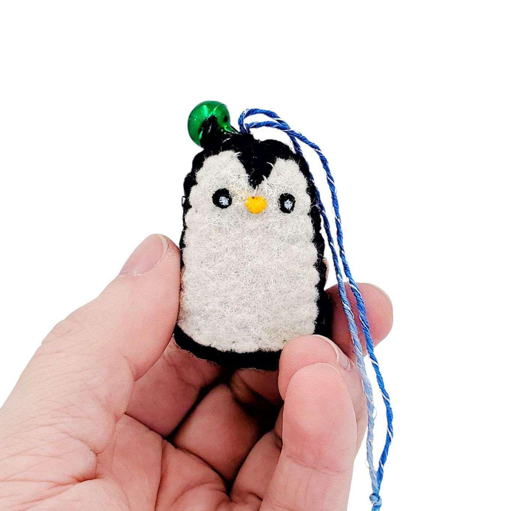 Ornament - Penguin with Bell (Black) by Moyo Workshop
