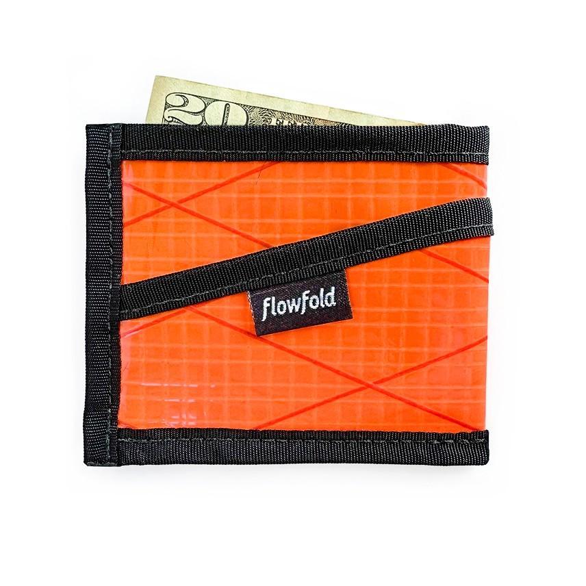 Wallet - Craftsman Three Pocket - Orange - by Flowfold